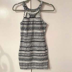 Black and white tribal dress!